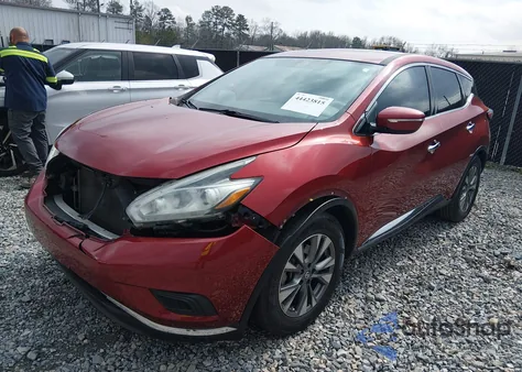 2015 Nissan Murano S z USA, uszkodzony, nr VIN 5N1AZ2MG8FN280206
